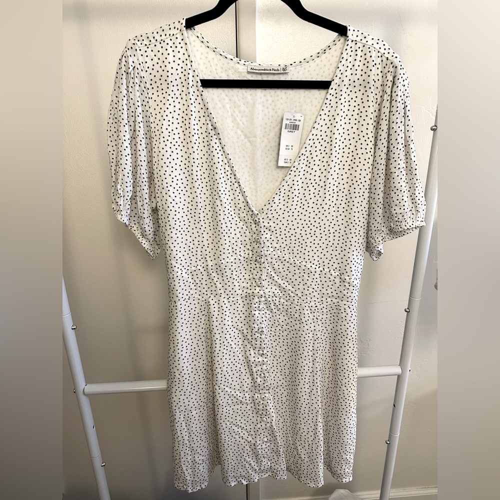 Abercrombie button front mini dress